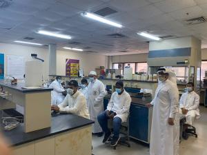 An Inspection Visit to the Student Laboratories by the Executive Team in the Department of Chemistry